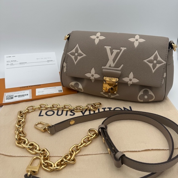 Louis Vuitton Handbags - Louis Vuitton Favorite Bicolor Monogram Empreinte Leather RARE